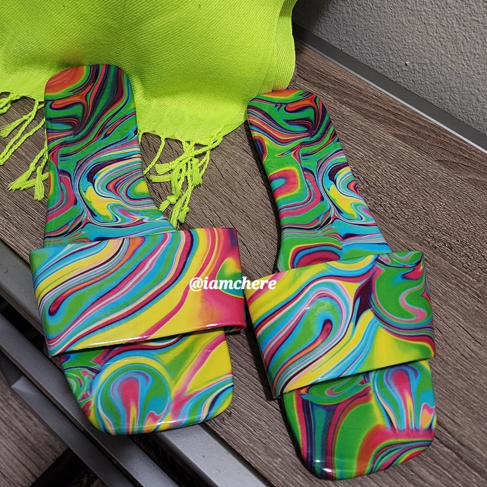 New Multi Color Slippers